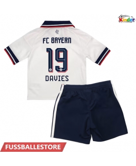 Günstige Bayern Munich Alphonso Davies #19 Auswärts Trikotsatzt Kinder 2026-27 Kurzarm (+ Kurze Hosen)